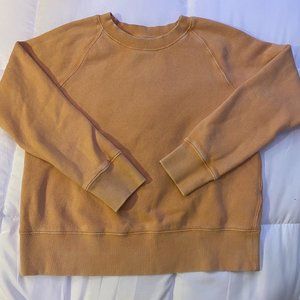 FREE PEOPLE MUSTARD YELLOW PULLOVER SWEATER